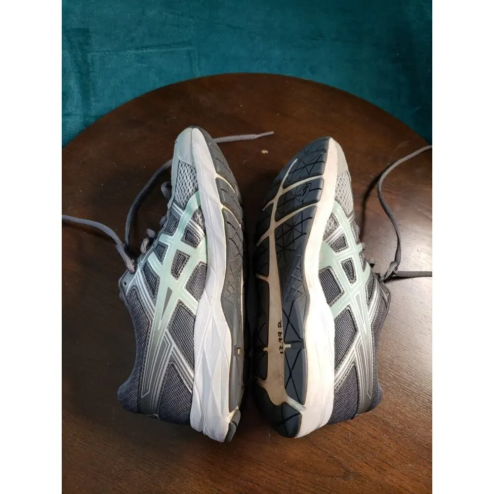 ASICS Gel Contend 4 Shoes Size 8 Womens Gray Running Gym Marathon Training T765N